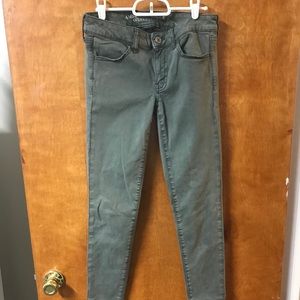 American Eagle XLong 4 Skinny Grey Jegging Jeans